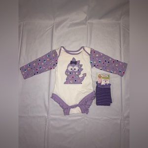 Onesie with matching stockings